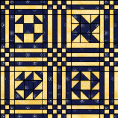 Corner Nine Patch Sampler Quilt Pattern