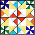A Gaggle of Pinwheels Pattern